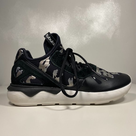 Adidas Originals Women Shoes Tubular Runner Trainer Athletic AF6276 Camo Sz 7.5 - Picture 8 of 15